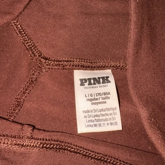 PINK Victoria's Secret Dark Brown Leggings - Picture 4 of 4